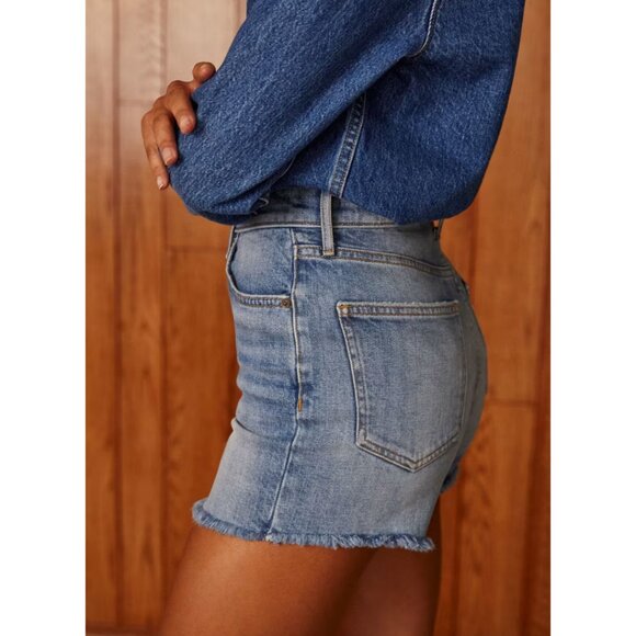 Denim Forum The Arlo Short In Picture This Bleu Size 30 - Picture 1 of 12